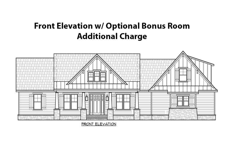Craftsman House Plan #4534-00047 Elevation Photo