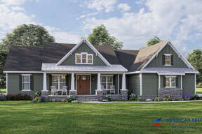Craftsman House Plan #4534-00047 Elevation Photo