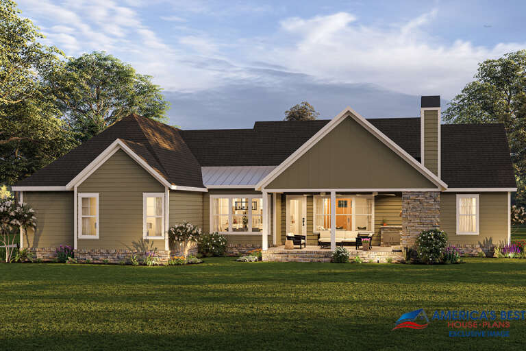 Craftsman House Plan #4534-00047 Elevation Photo