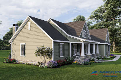 Craftsman House Plan #4534-00047 Elevation Photo