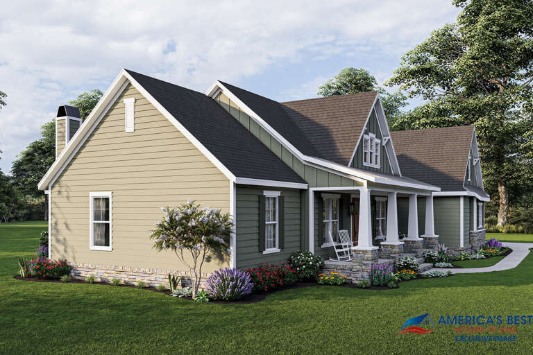 Craftsman House Plan #4534-00047 Elevation Photo
