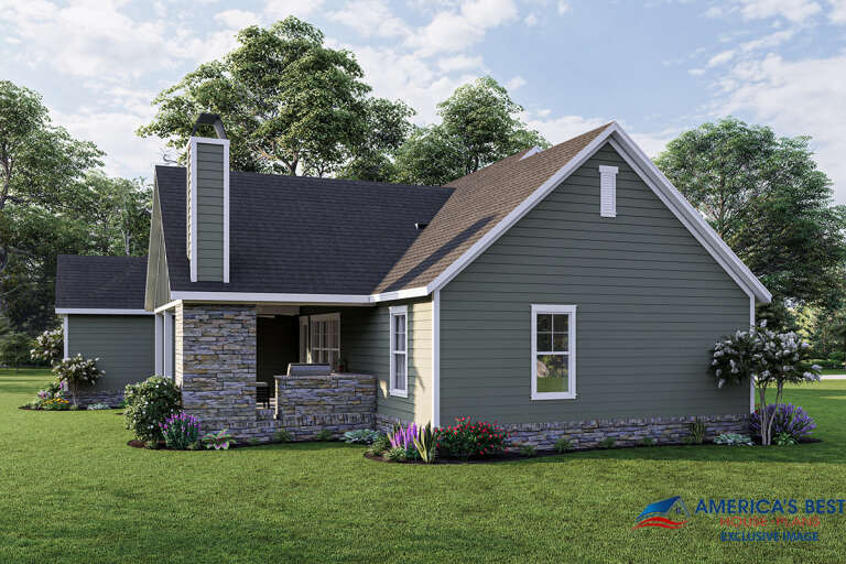 Craftsman House Plan #4534-00047 Elevation Photo