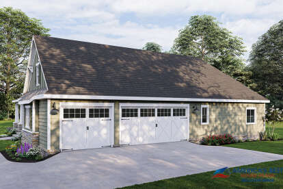 Craftsman House Plan #4534-00047 Elevation Photo