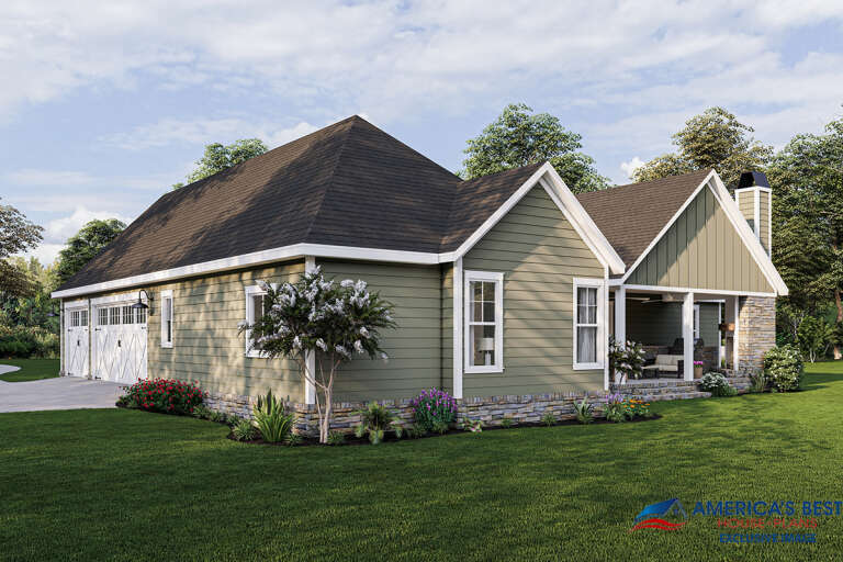 Craftsman House Plan #4534-00047 Elevation Photo