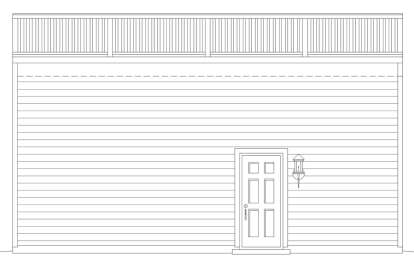 Lake Front House Plan #940-00296 Elevation Photo