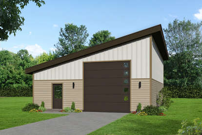 Modern House Plan #940-00297 Elevation Photo