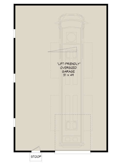 RV Garage for House Plan #940-00297