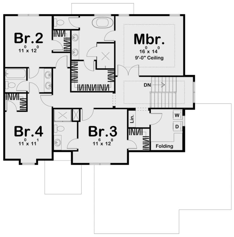 House Plan House Plan #25170 Drawing 2