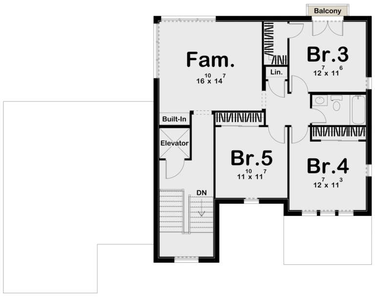 House Plan House Plan #25172 Drawing 3