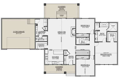 Main Floor for House Plan #7306-00020
