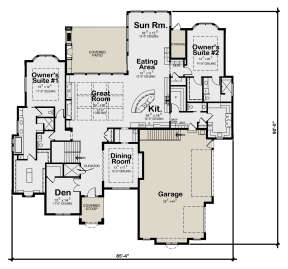 Main Floor for House Plan #402-01684