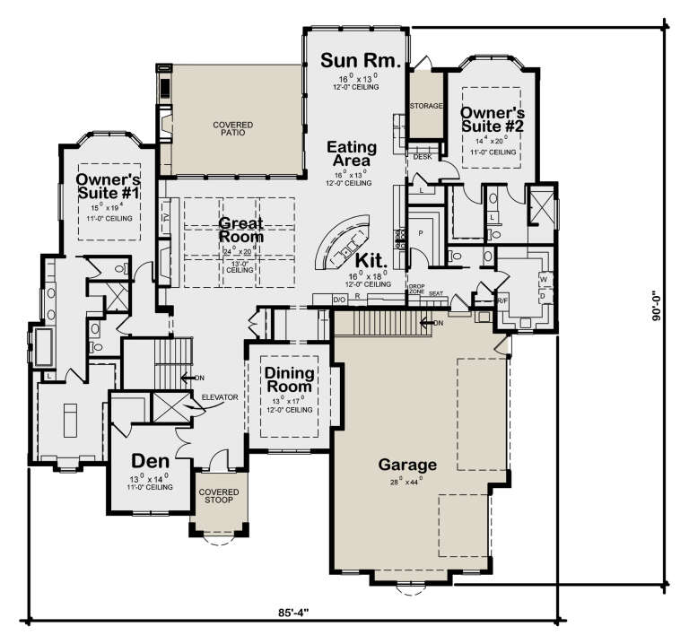House Plan House Plan #25177 Drawing 1