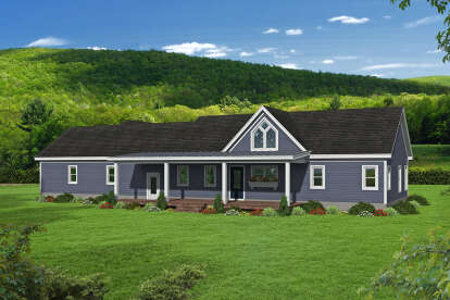 Country House Plan #940-00298 Elevation Photo
