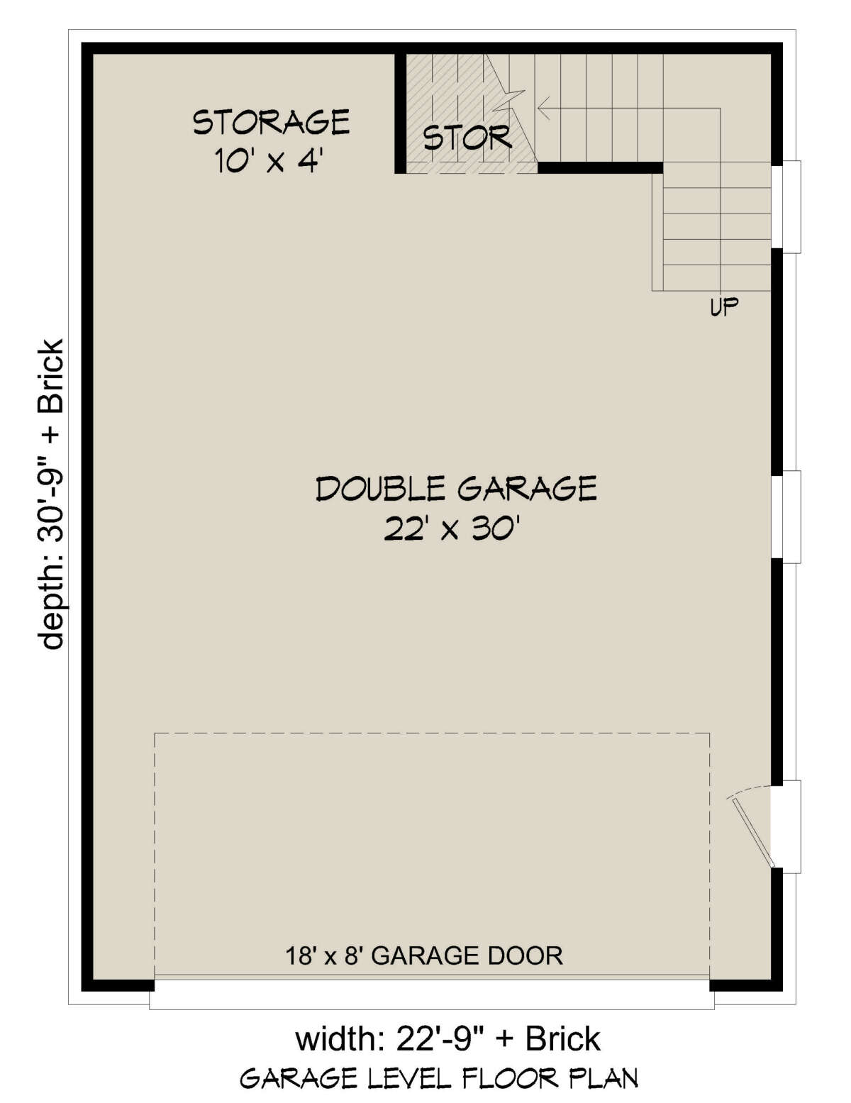 Garage Floor for House Plan #940-00299