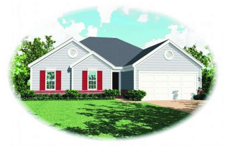 House Plan House Plan #2518 Front Elevation