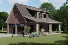 Country House Plan #5032-00058 Elevation Photo
