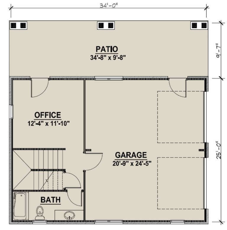 House Plan House Plan #25180 Drawing 1