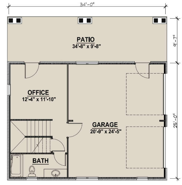 House Plan House Plan #25180 Drawing 1