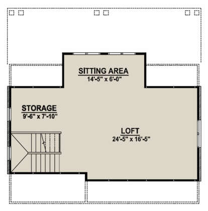 Second Floor for House Plan #5032-00058