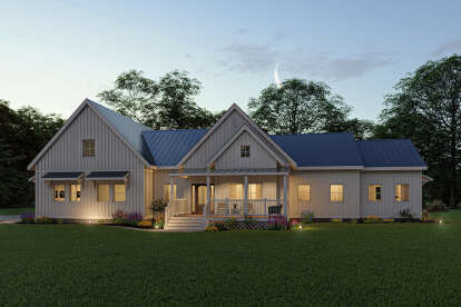 Modern Farmhouse House Plan #1026-00003 Elevation Photo