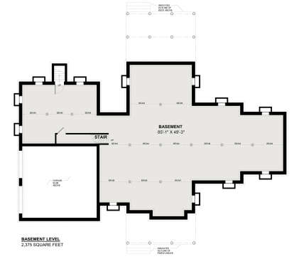 Basement for House Plan #1026-00003