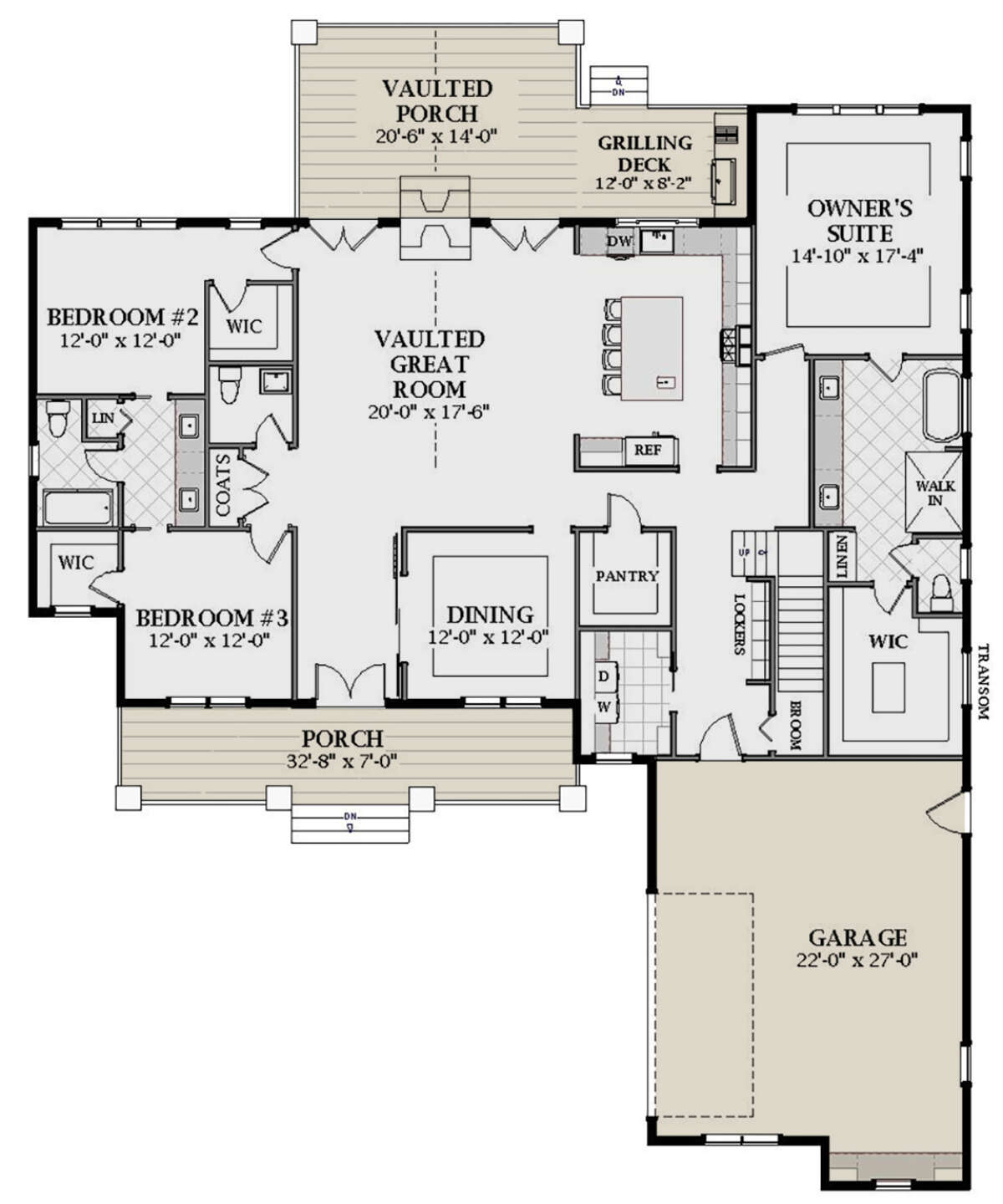 Main Floor for House Plan #6849-00098