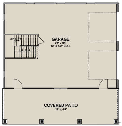 Garage for House Plan #5032-00063