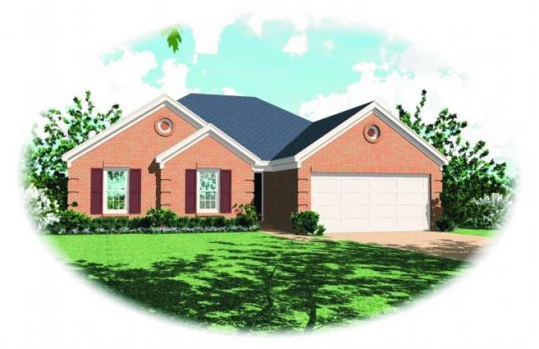 House Plan House Plan #2519 Front Elevation