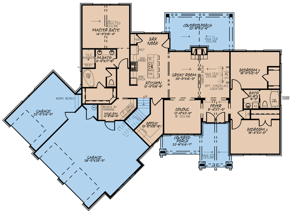 Main Floor  for House Plan #8318-00187