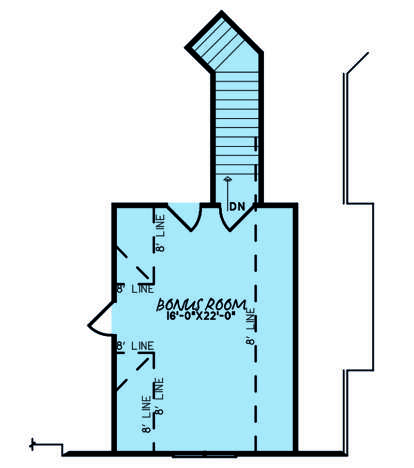 Bonus Room for House Plan #8318-00187