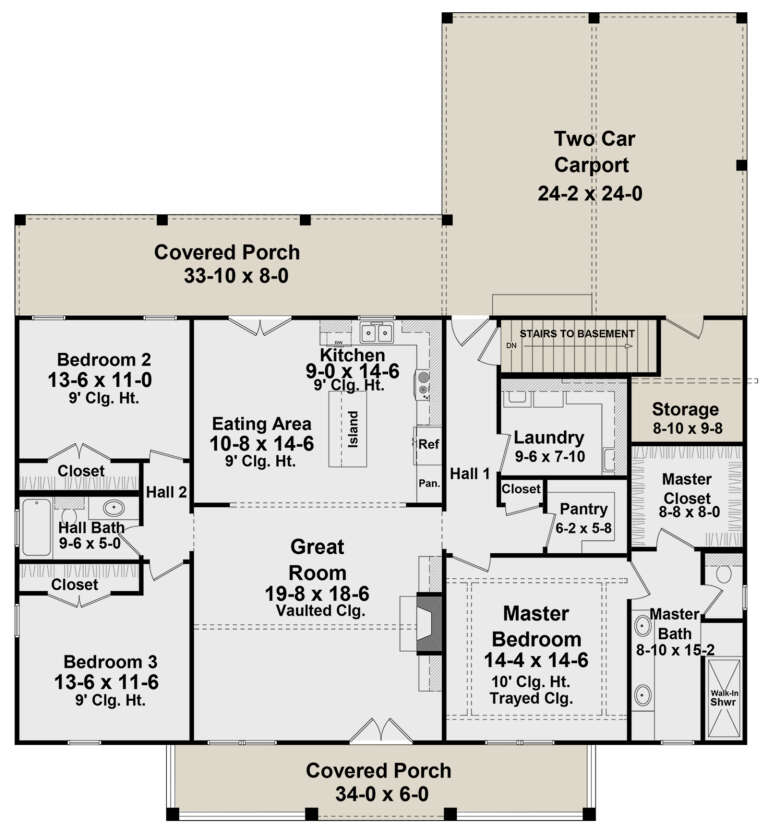 House Plan House Plan #25192 Drawing 1