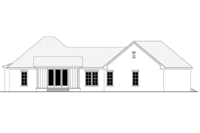 Modern Farmhouse House Plan #041-00241 Elevation Photo