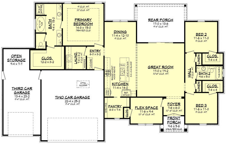 House Plan House Plan #25193 Drawing 1