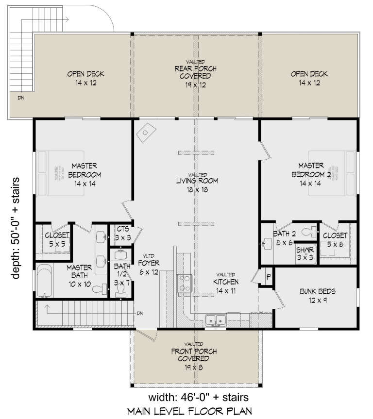 House Plan House Plan #25195 Drawing 1