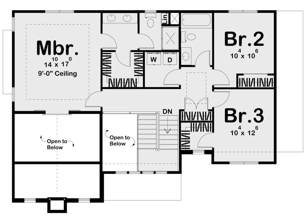 Second Floor for House Plan #963-00483