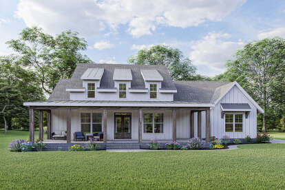 Modern Farmhouse House Plan #009-00301 Elevation Photo