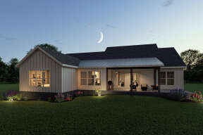 Modern Farmhouse House Plan #009-00301 Elevation Photo