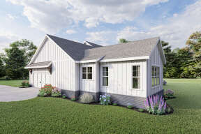 Modern Farmhouse House Plan #009-00301 Elevation Photo