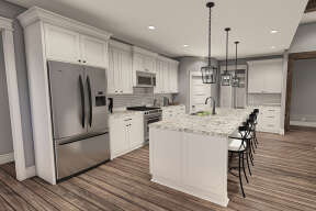 Modern Farmhouse House Plan #009-00301 Additional Photo