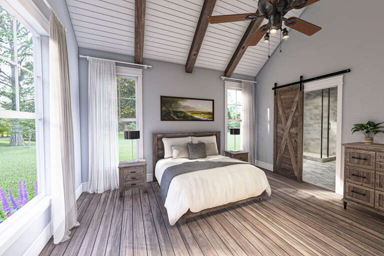 Modern Farmhouse House Plan #009-00301 Additional Photo