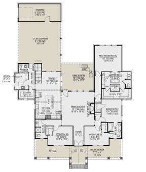 Main Floor for House Plan #4534-00048