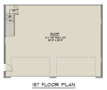 Garage Floor for House Plan #5032-00067