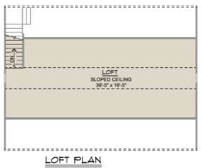 Loft for House Plan #5032-00067