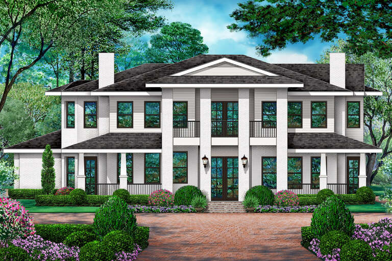 House Plan House Plan #25205 Front Elevation 