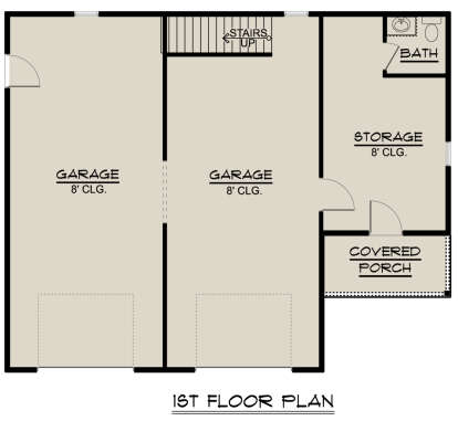 Garage Floor for House Plan #5032-00069