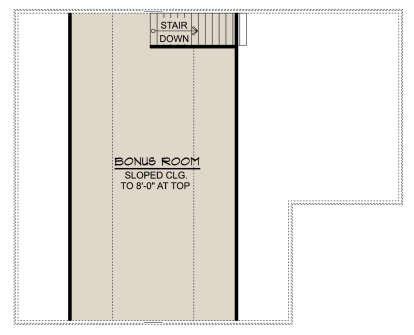Bonus Room for House Plan #5032-00069
