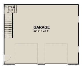 Garage Floor for House Plan #5032-00070