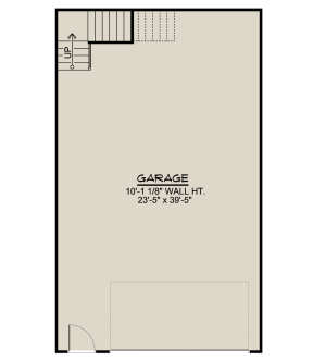 Garage Floor for House Plan #5032-00071
