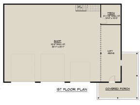 Garage Floor for House Plan #5032-00072