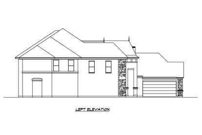 French Country House Plan #5445-00445 Elevation Photo